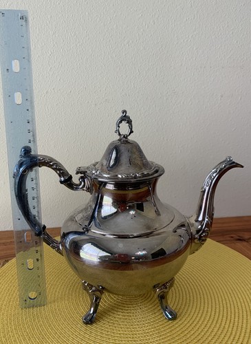 Georgian Scroll Oneida Silver Teapot - Picture 8 of 15