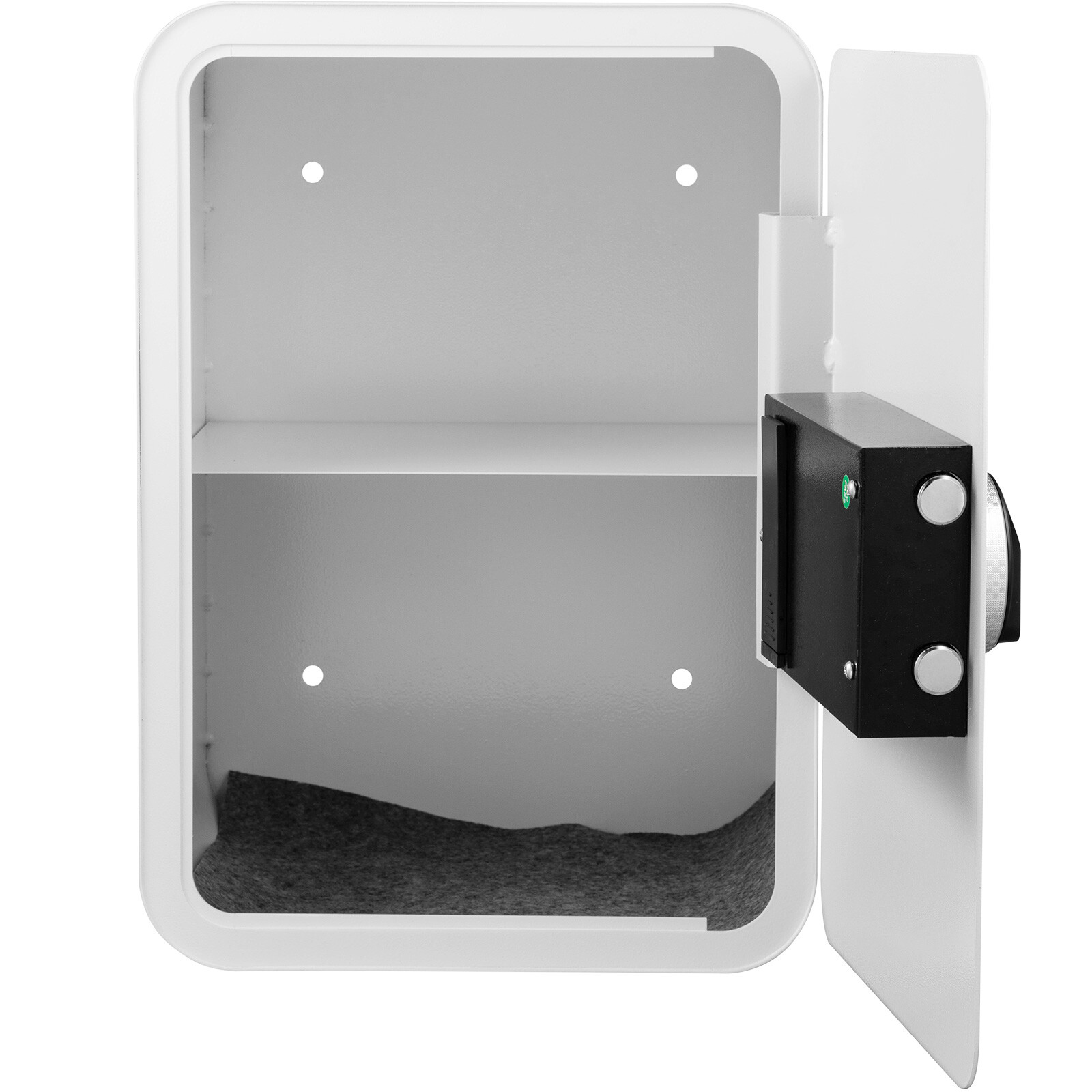 VEVOR Safe Box 51L Fingerprint Lock Security Cash Box Jewelry w