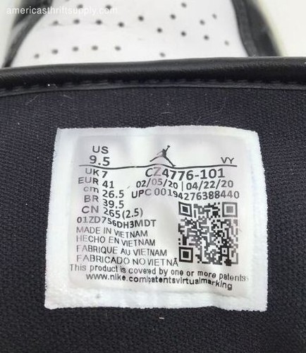 Nike Air Jordan 1 Women's Low 'Multi-Color' Sneakers- Size: 9.5 (+COA) - Picture 10 of 10