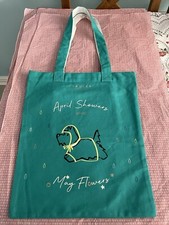 Image of Radley London April Shower, May Flowers Canvas Tote Shopper Bag A New No Tag