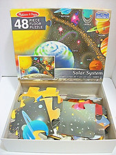 Melissa  Doug Solar System Planets Floor Puzzle Educational Home School 2' x 3'