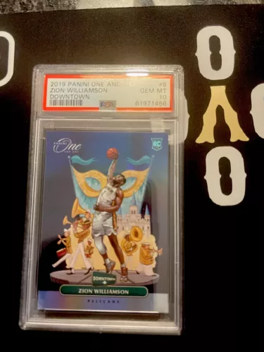 2019-2020 Panini One and One Zion Williamson Downtown PSA 10