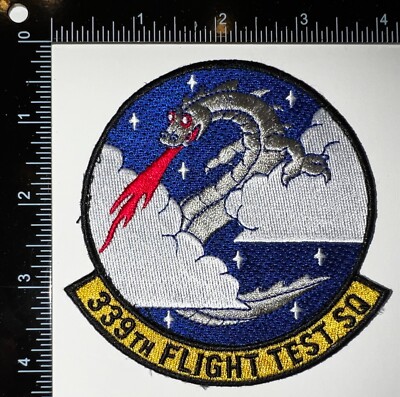 USAF US Air Force 339th Flight Test Squadron Patch