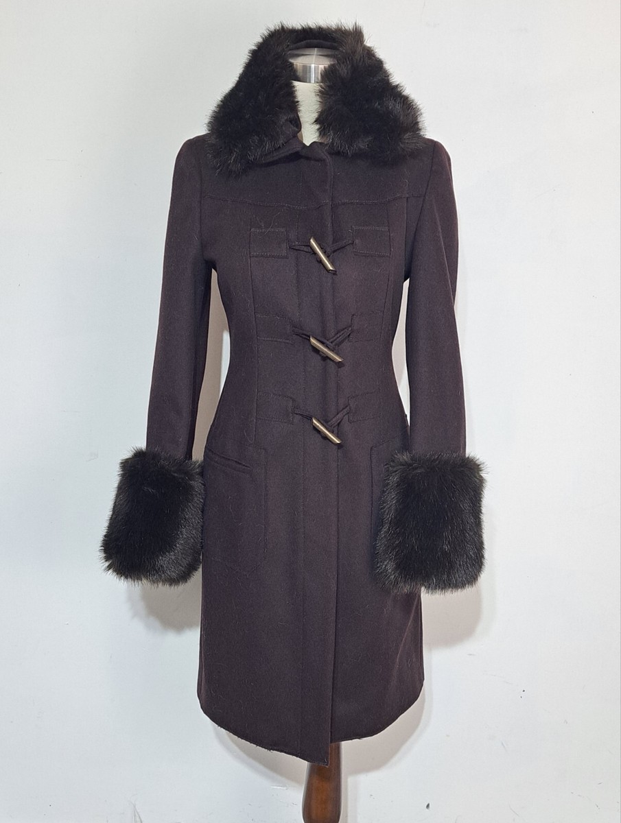 ENFOLD ＦＬＡＴ－ＣＯＬＬＡＲ　ＳＩＬＨＯＵＥＴＴＥ　ＣＯＡＴ ENFOLD Flat Collar Silhouette Coat