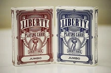 Liberty Jumbo Playing cards set of 2 decks brand new sealed