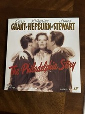 The Philadelphia Story with Katherine Hepburn Cary Grant James Stewart LASERDISC