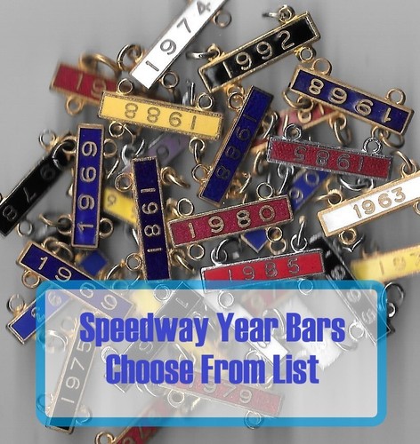 Speedway Year Bars - Various Years, Colours & Sizes (Choose From List) - 第 1/41 張圖片