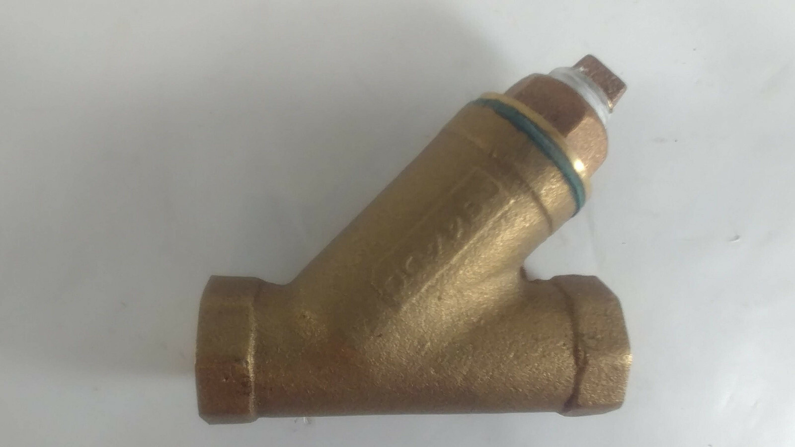 1 NEW KECKLEY C84400 BRONZE WYE STRAINER THREADED, 3/8" F150 200 WOG