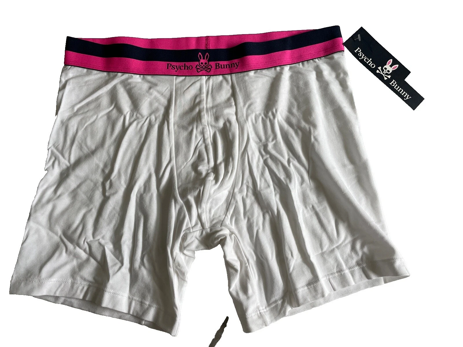 Men's White Psycho Bunny