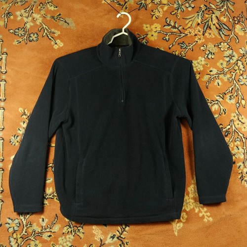 ZIP Fleece Pullover Navy 
