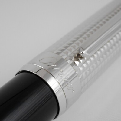 Cartier Pasha Black Composite and Platinum Plated Ballpoint