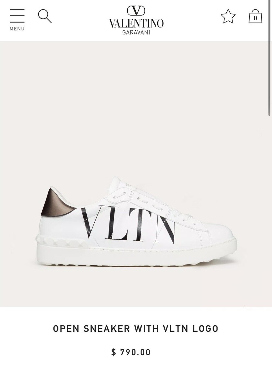 VALENTINO GARAVANI OPEN SNEAKER WITH VLTN LOGO | eBay