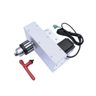 57 Stepper Motor Hollow Rotary Table Quick Collet Chuck for Engraving & Welding