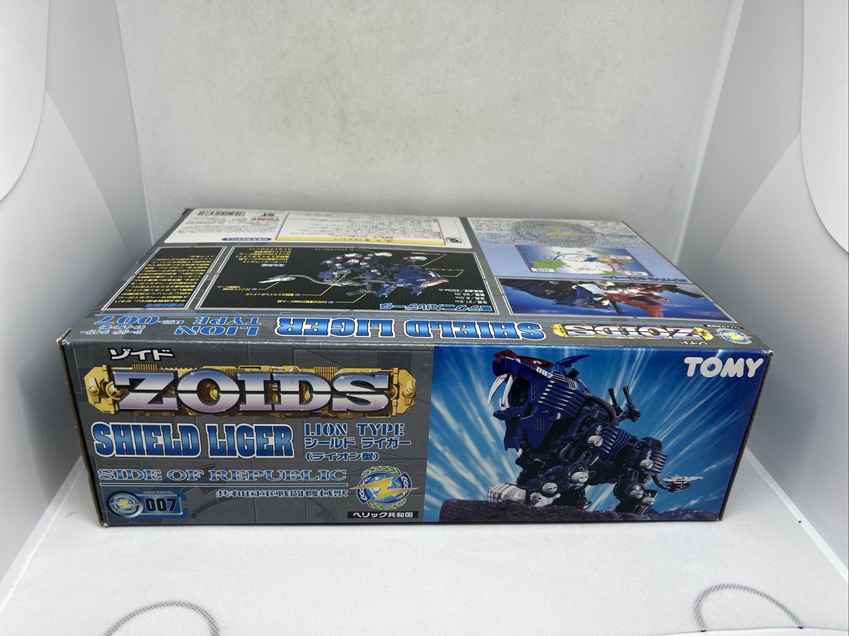 Takara Tomy ZOIDS RZ-007 SHIELD LIGER Lion Type Model Kit Takara Tomy ZOIDS RZ-007 SHIELD LIGER Lion Type Model Kit