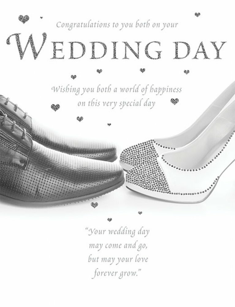 Congratulations On Your Wedding Day Card By Piccadilly Cards