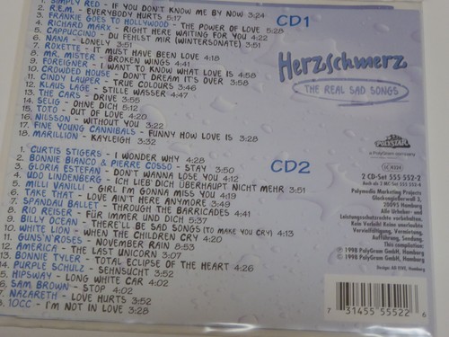 VARIOUS : Herzschmerz - The Real Sad Songs > VG+ (2CD) - Bild 3 von 3