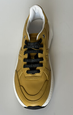 NIB $850 Bottega Veneta Men’s Butterscotch Leather Sneakers 7.5 US 565646 7721 Bottega Veneta Men main image 4