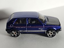 2019 Hot Wheels Volkswagen Golf MK2 Blue PR5 Variant VW Series 7/10 #68 Diecast