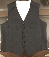 Ralph Lauren Gent s Vest 100 Extrafine Wool Dark Gray Size 40 Made In Slovakia