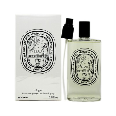 DIPTYQUE L'EAU DES HESPERIDES COLOGNE BOTTLE WITH SPRAY 200 ML/6.8