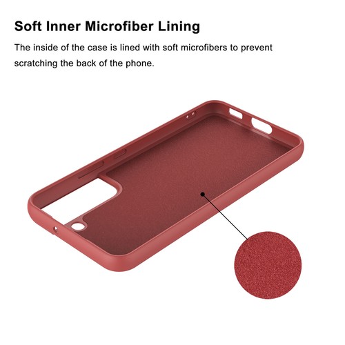 For Samsung Galaxy S23 S22Plus S24 Ultra S24 FE Silicone Case Phone Cover +Glass - 第 61/63 張圖片
