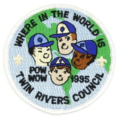 1995 Pow Wow Twin Rivers Council Patch Boy Scouts BSA New York