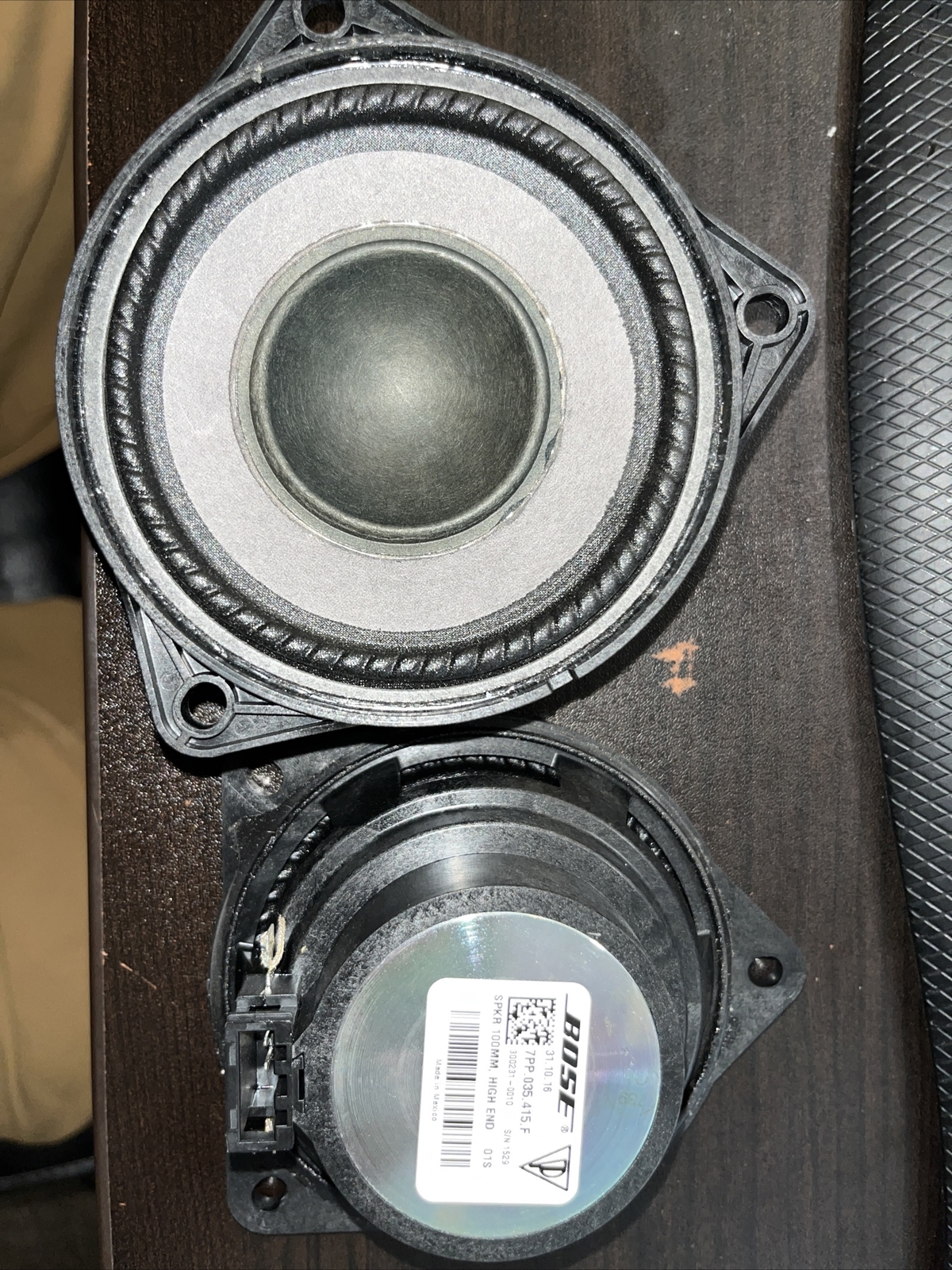 Bose Car Speaker For Porsche Cayman, 7PP.035.415.F Pair Of Door