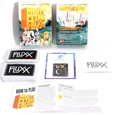 2008 Monty Python Fluxx Card Game Complete Bravado Looney Labs Rare Flux!!!