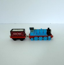 Thomas & Friends Take N Play Metal Sodor Mail Flip Cargo Car & Gordon Gullane 