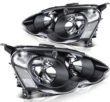 Black Clear Lens Leftright Headlights Assembly For 2002-2004 Acura Rsx Dc5