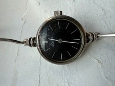 Vintage Quinn Damenarmbanduhr 925 Silber