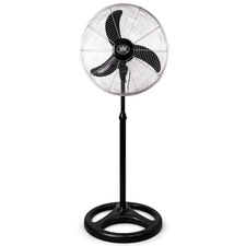 Oscillating Pedestal Fan 18 Inch High Velocity Heavy Base Adj Height Industrial
