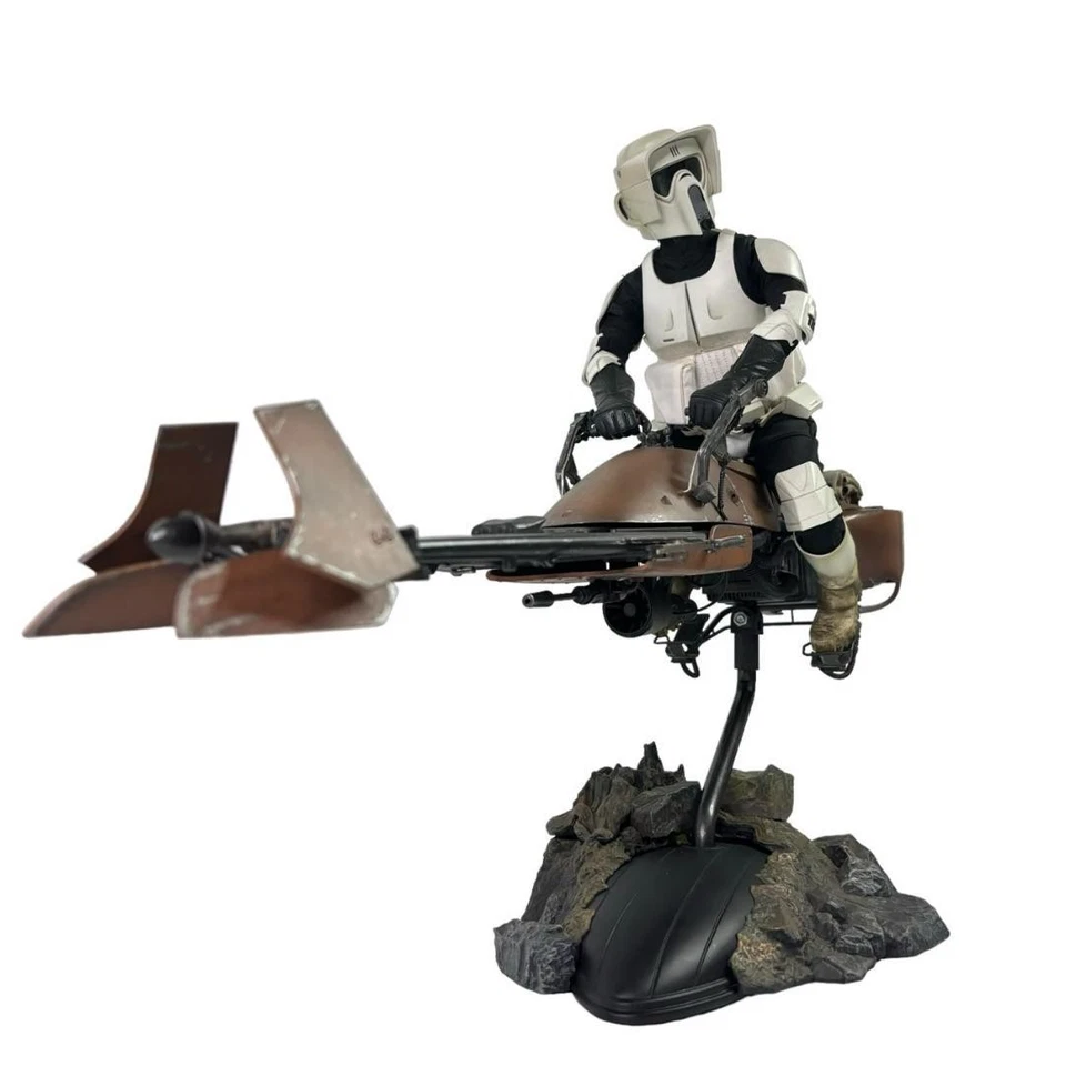 Sideshow 1/6 Star Wars Speeder Bike Scout Trooper - Photo 2/4