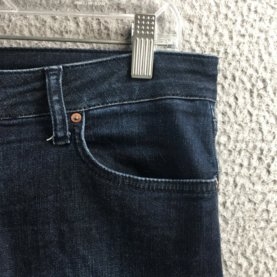 Dear John Skinny Jeans Womens 29 (Actual 33X30) Blue Denim High Rise Dark Wash - Image 4 of 4