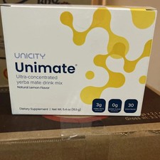 Unicity Unimate Lemon Flavor Packs - 30 Count exp:05/2027 FREE SHIPPING