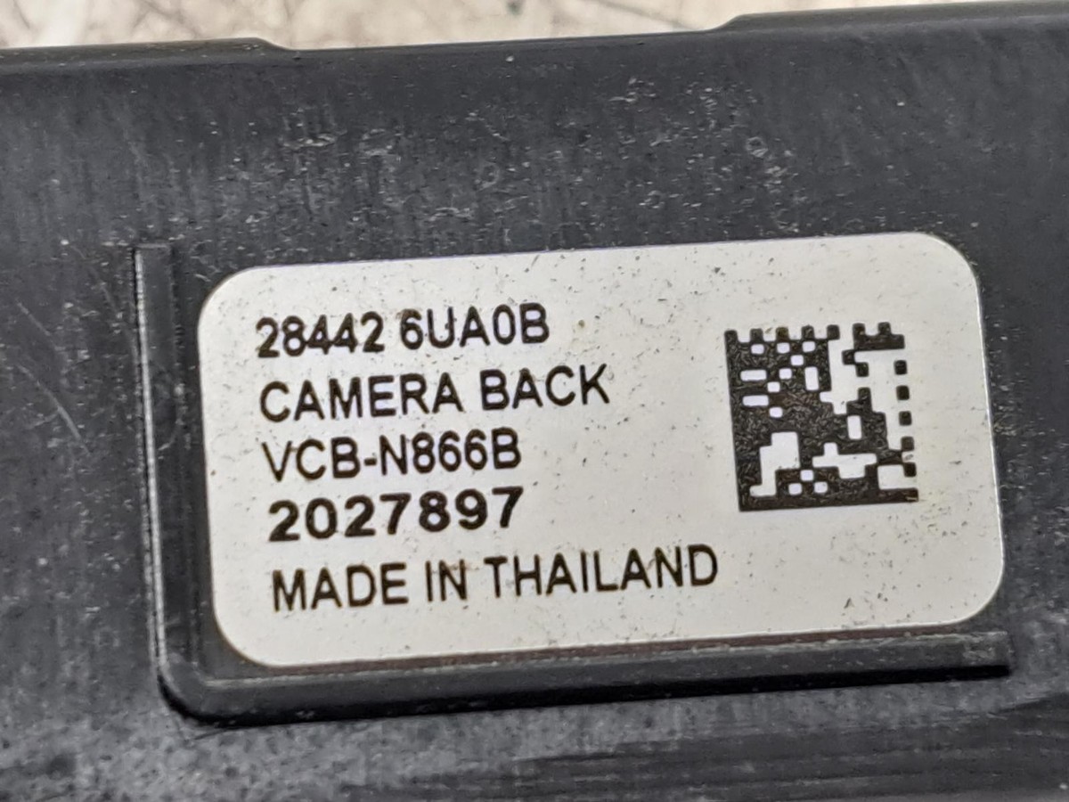 ガッサラウェイさん確認用　裏面 NISSAN QASHQAI REVERSE CAMERA DIG-T N-CONNECTA MHEV
