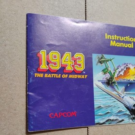 1943 Nintendo NES Instruction Manual Booklet ONLY
