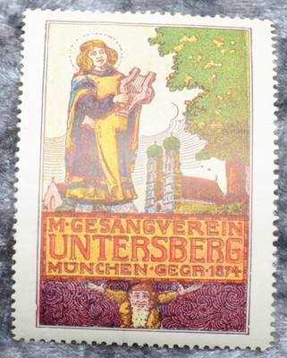 1 Vignette Gesangsverein Untersberg München 1874