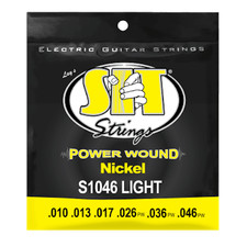 S.I.T. Strings Power Wound Nickel Electric Guitar Strings gauges 10-46