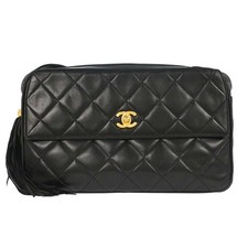 Chanel Black Lambskin Camera Bag Large 168009