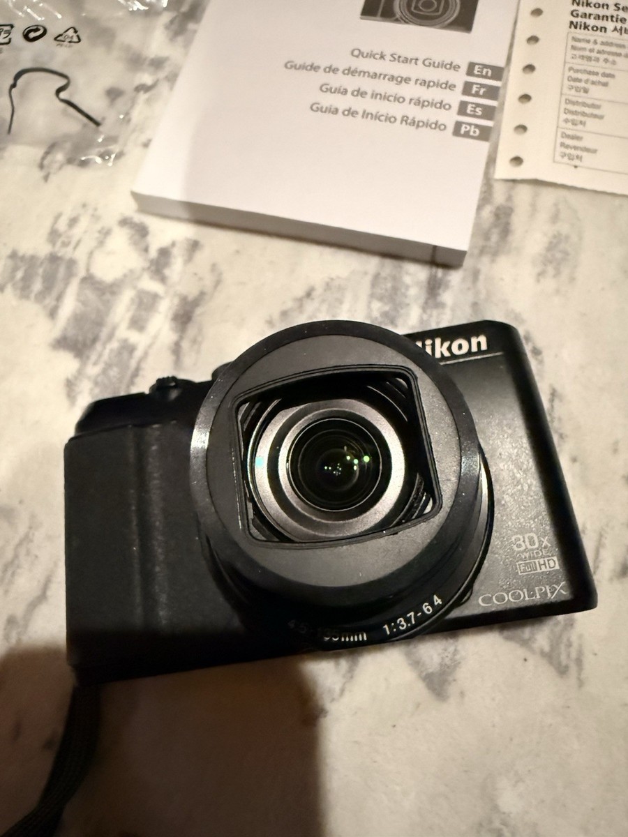 Nikon Coolpix S9900 Black Digital Camera - 16.0 MP 30x Zoom | eBay