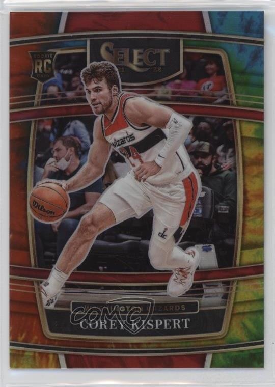 2021-22 Panini Select Concourse Tie-Dye Prizm /25 Corey Kispert #81 rf2
