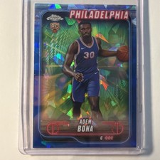 2024-25 Topps Chrome Sapphire Edition - Adem Bona #183 (RC)