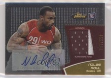 2011 Topps Finest Rookie Auto Patch /599 Niles Paul #RAP-NP Patch Auto 0f9