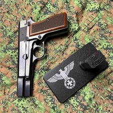 FN Herstal Browning Hi Power Pistol Display Stand Handgun Maintenance WW2 German