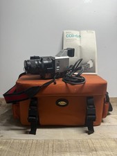 Vintage Sony Color Video Camera CCD-G5 Electronic Viewfinder 6:1 Power Zoom