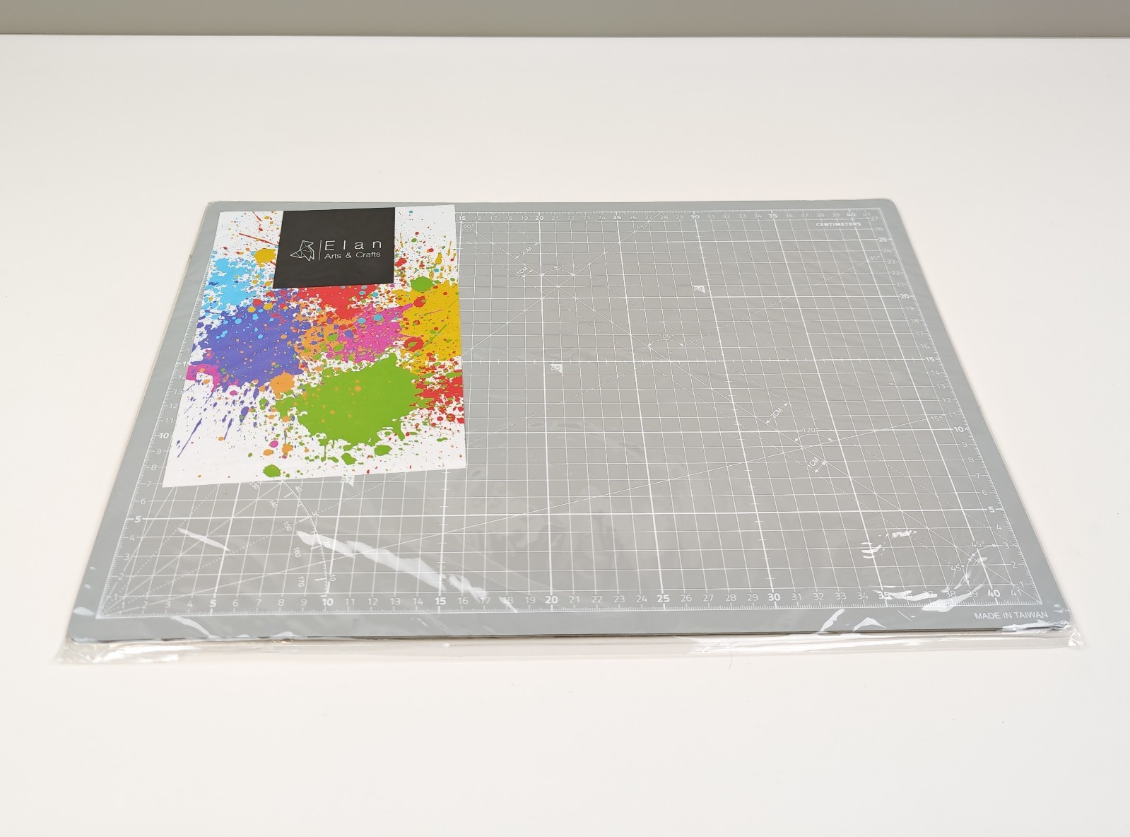 Elan A3 Cutting Mat Grey, 5-Ply Hobby Board for Crafts 44X30 CM, Self Healing