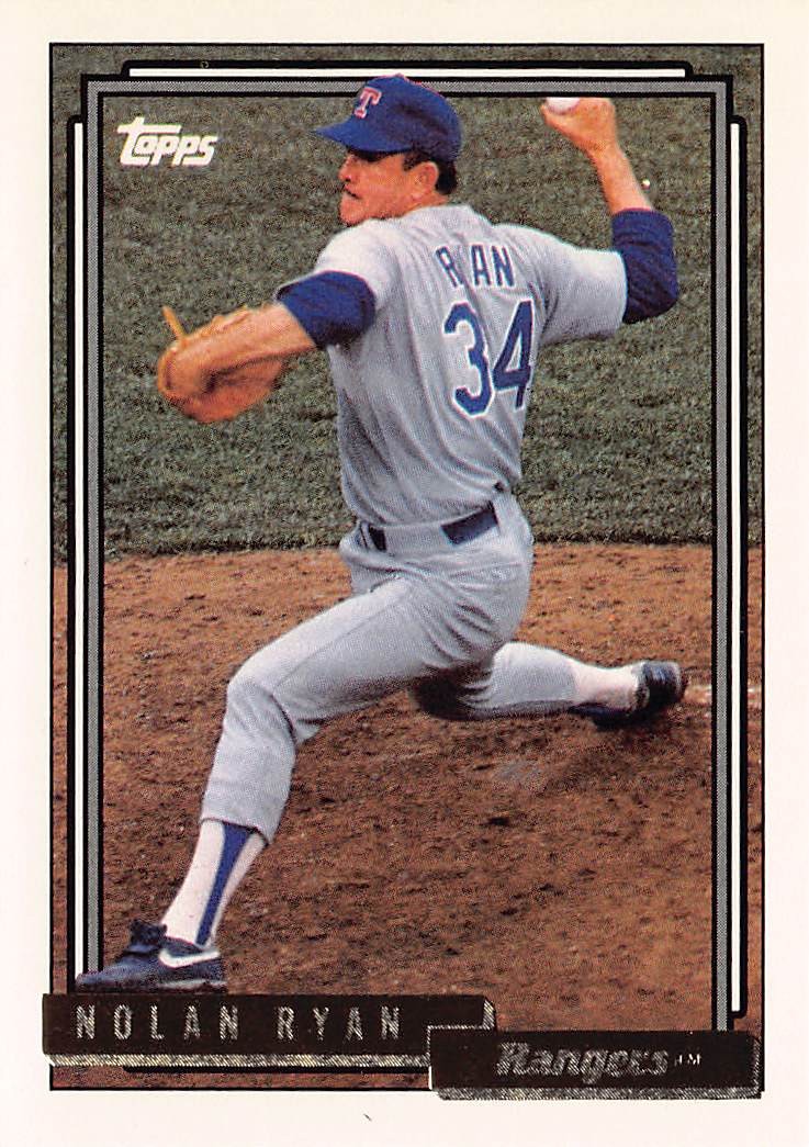 1992 Topps #1 Nolan Ryan Gold