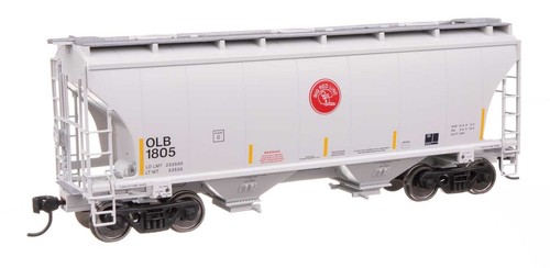 Tolva de 2 bahías Walthers Mainline HO 910-49322 Omaha Lincoln OLB 39' Trinity 3281 | Condition: New