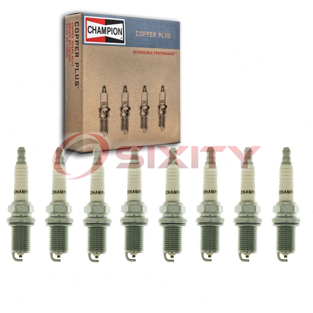 8 pc Champion Copper Plus 431-1 Spark Plugs for RC14YC 7938 6719 1172 qf